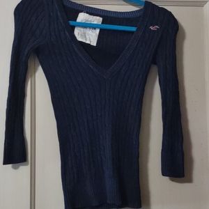 Hollister small dark blue